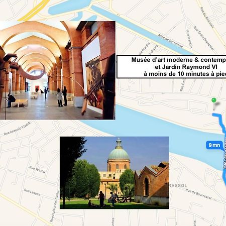 Appartement Avec Parking Toulouse Centre Pour Sejour Et Affaires מראה חיצוני תמונה